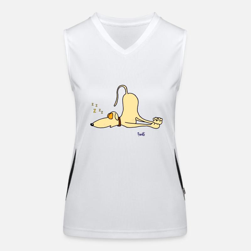 Greyhound - juste dormir Débardeur respirant contrasté Femme