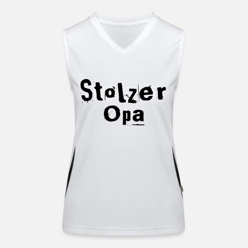 Opa Funktionelles Kontrast-Tank Top für Frauen