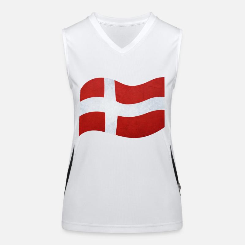 Dänemark Funktionelles Kontrast-Tank Top für Frauen