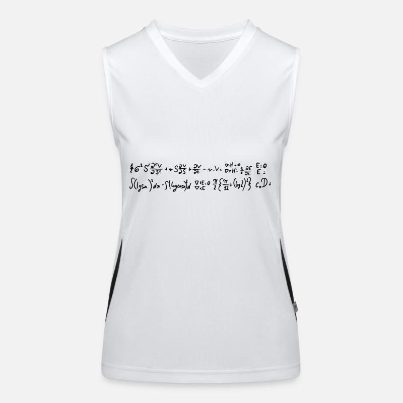 Formules mathématiques Débardeur respirant contrasté Femme