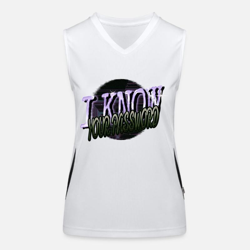 anniversaire hacker anonyme hacker hacking Débardeur respirant contrasté Femme