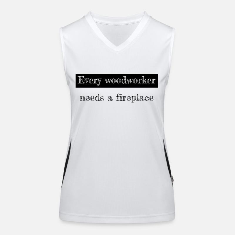 cabinetmaker apprentice carpenter plumber Women's Functional Contrast Tank Top