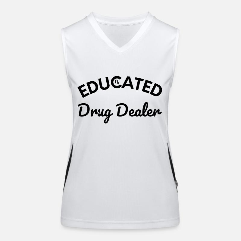 TRAFIQUANT DE DROGUE INSTRUIT Débardeur respirant contrasté Femme