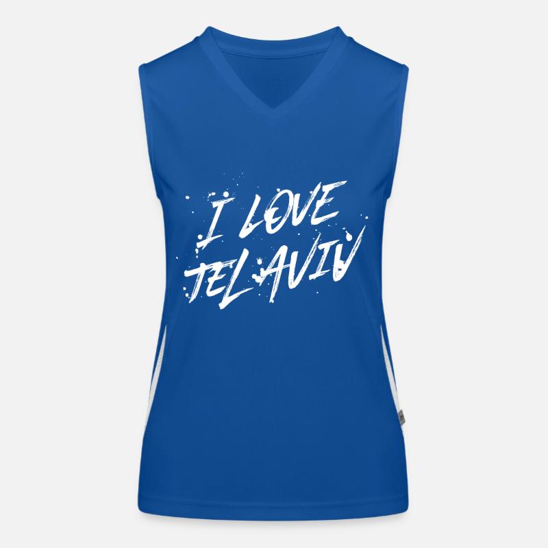 J’adore Tel Aviv Débardeur respirant contrasté Femme