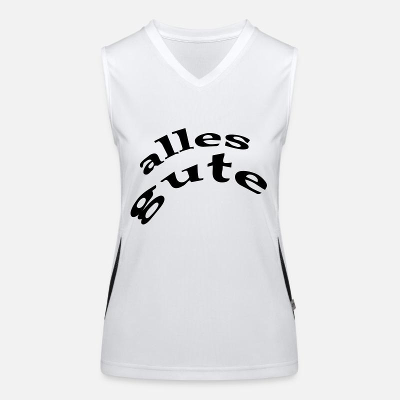 alles gute Funktionelles Kontrast-Tank Top für Frauen
