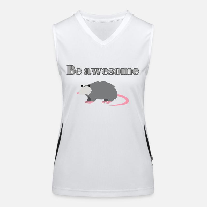 Awesome possum Women's Functional Contrast Tank Top