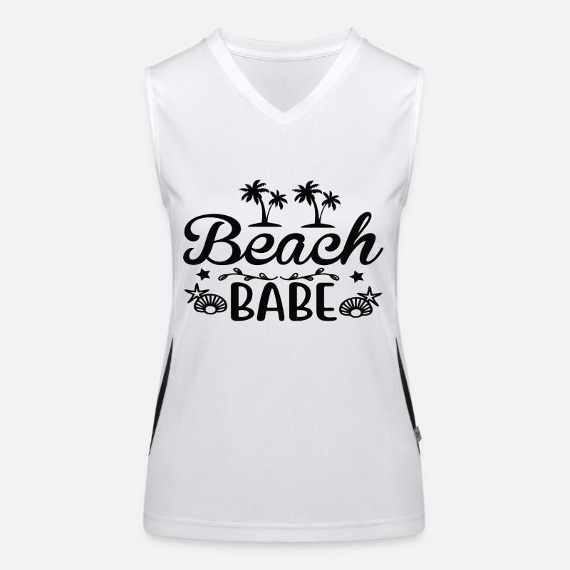 Plage Babe Débardeur respirant contrasté Femme