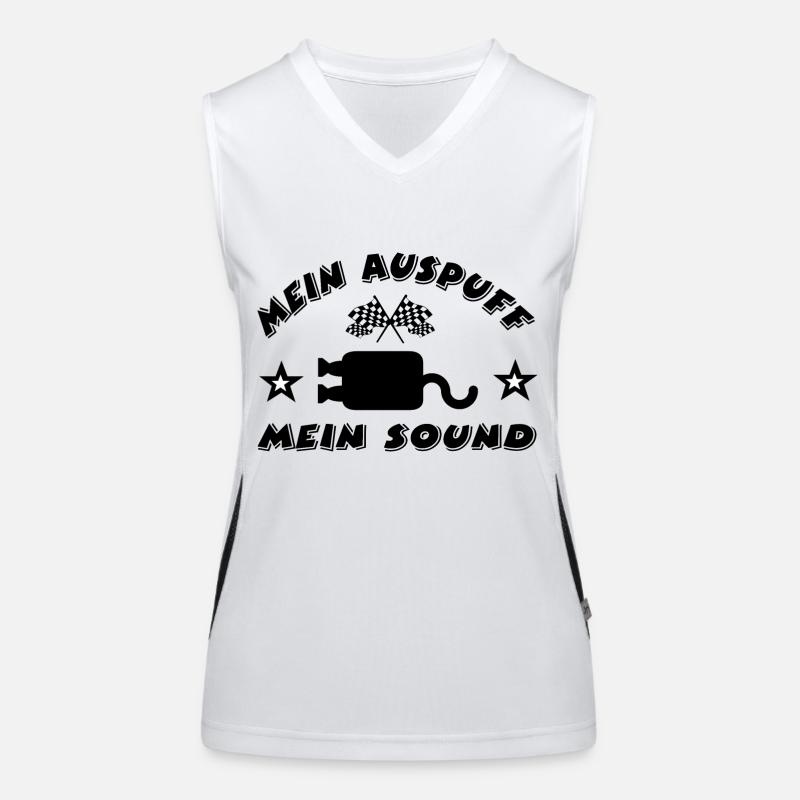 Auto Funktionelles Kontrast-Tank Top für Frauen