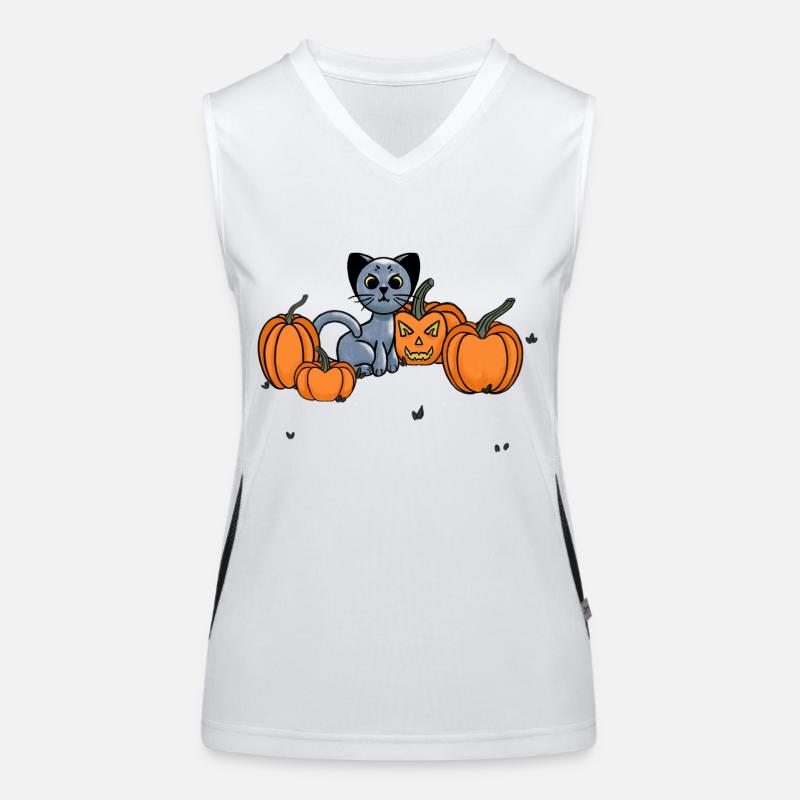 Midnight Cat Women's Functional Contrast Tank Top