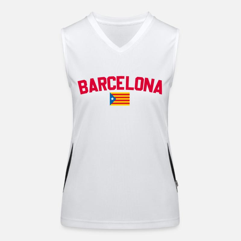 Barcelone Débardeur respirant contrasté Femme