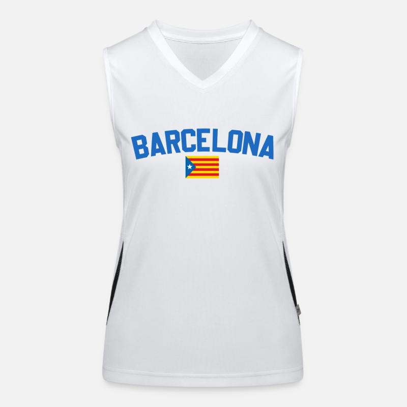 Barcelone Débardeur respirant contrasté Femme
