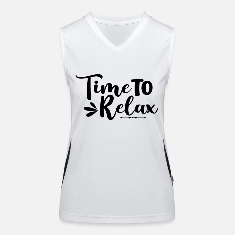Time To Relax Women's Functional Contrast Tank Top
