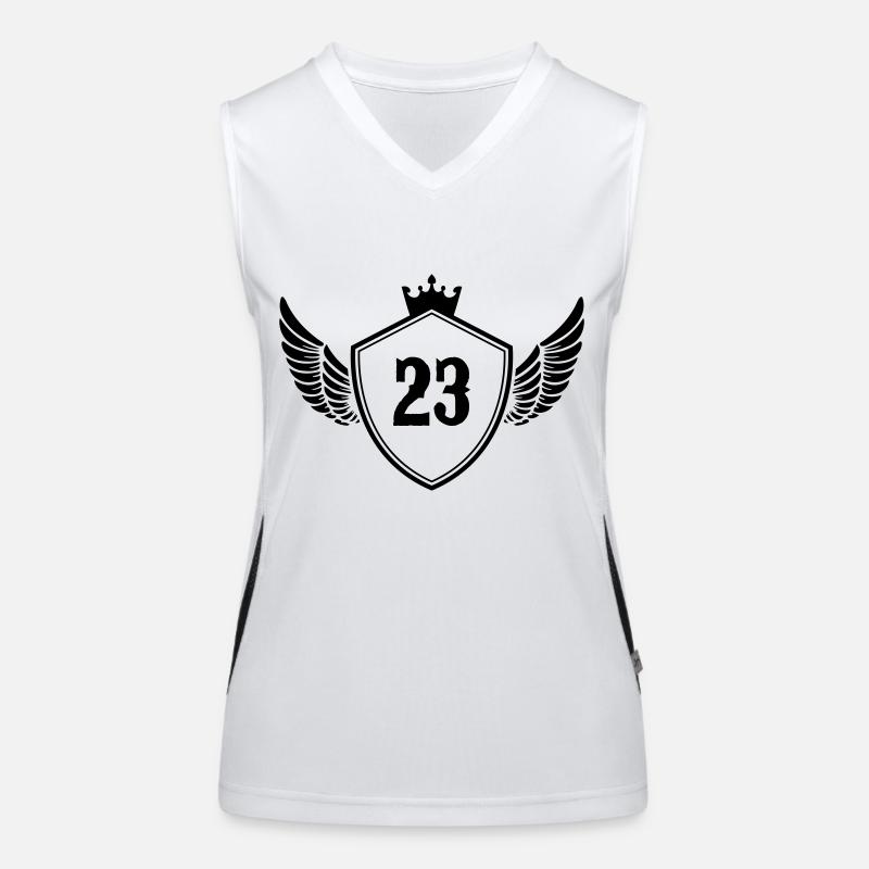 wappen 23 Funktionelles Kontrast-Tank Top für Frauen