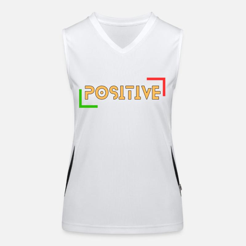Positiv Funktionelles Kontrast-Tank Top für Frauen