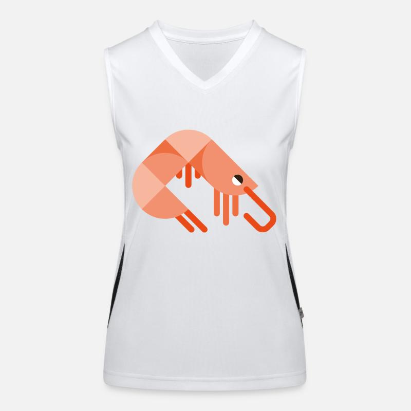 Meerestiere Funktionelles Kontrast-Tank Top für Frauen