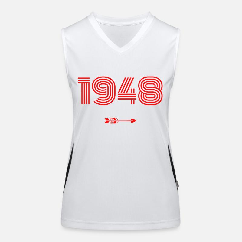Born in 1948 Women's Functional Contrast Tank Top