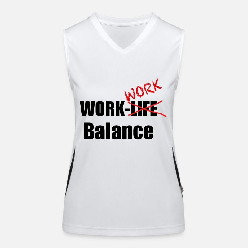 Work-Work-Balance Funktionelles Kontrast-Tank Top für Frauen