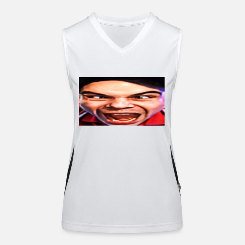 DAS WUTGESICHT Funktionelles Kontrast-Tank Top für Frauen