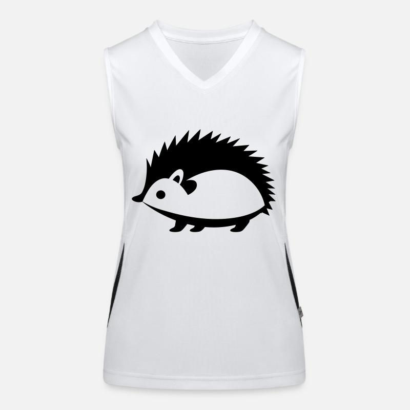 Igel Funktionelles Kontrast-Tank Top für Frauen