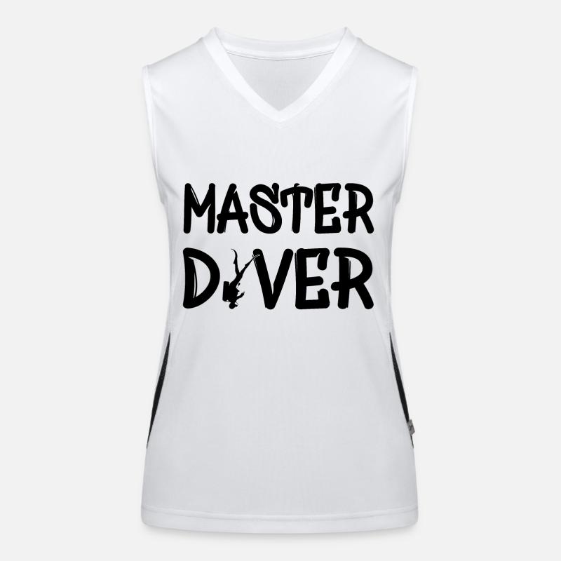 Master Diver Funktionelles Kontrast-Tank Top für Frauen
