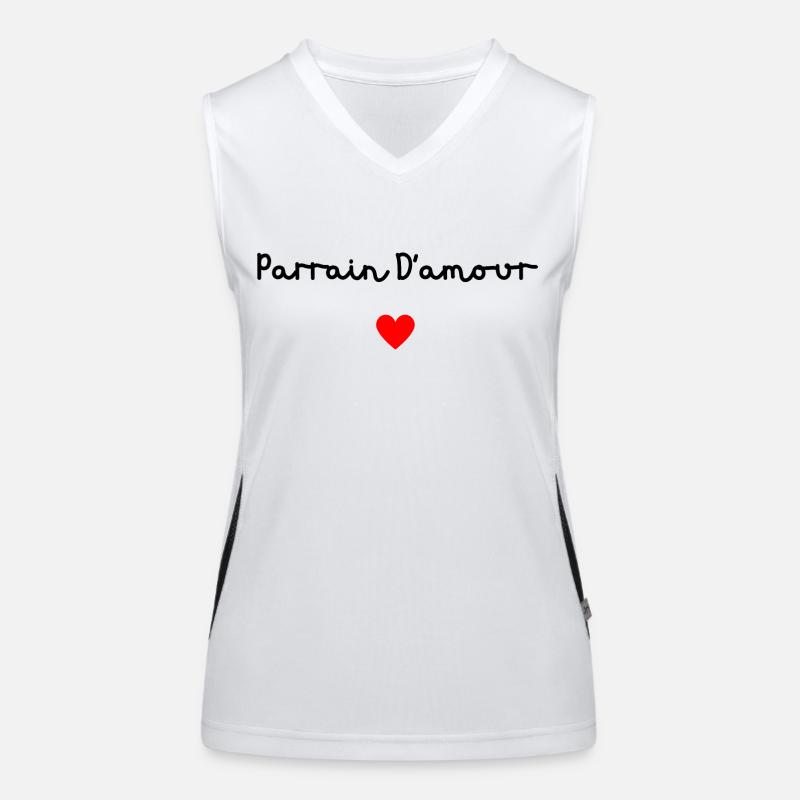 Parrain d’amour Débardeur respirant contrasté Femme