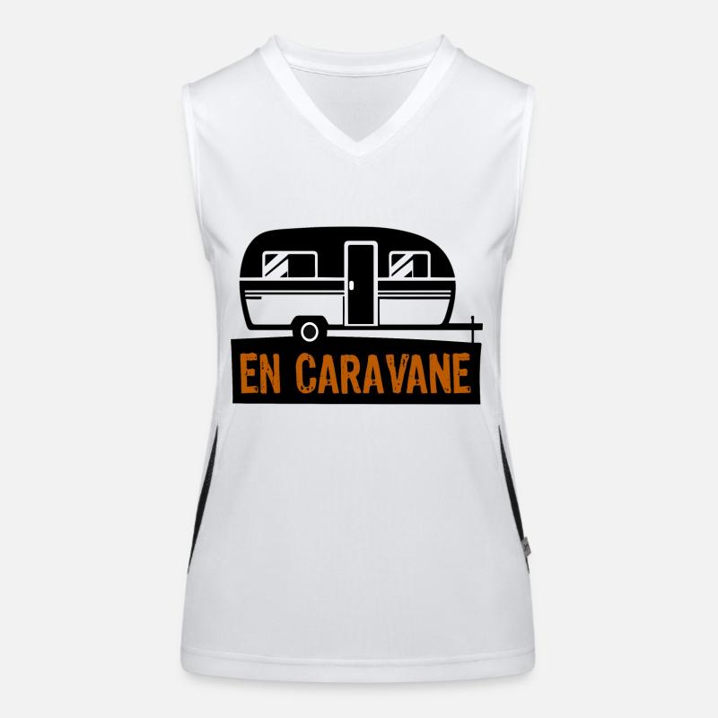 By caravan Women's Functional Contrast Tank Top