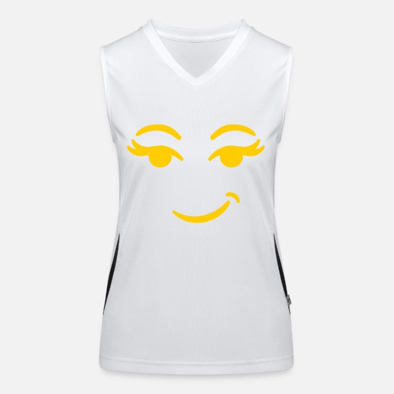 Smile Funktionelles Kontrast-Tank Top für Frauen