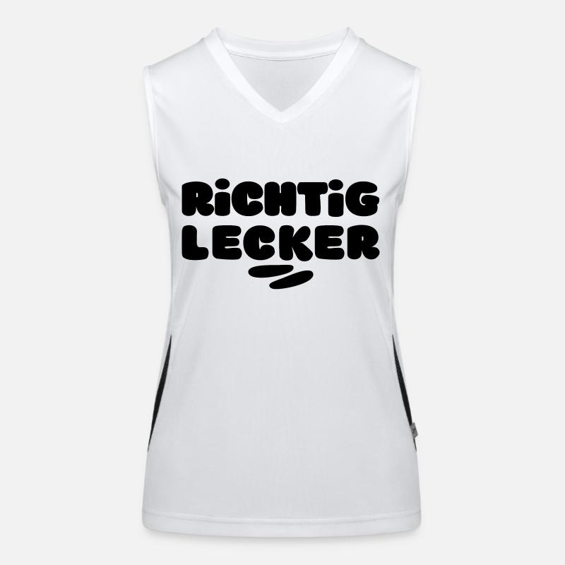 Richtig Lecker Funktionelles Kontrast-Tank Top für Frauen