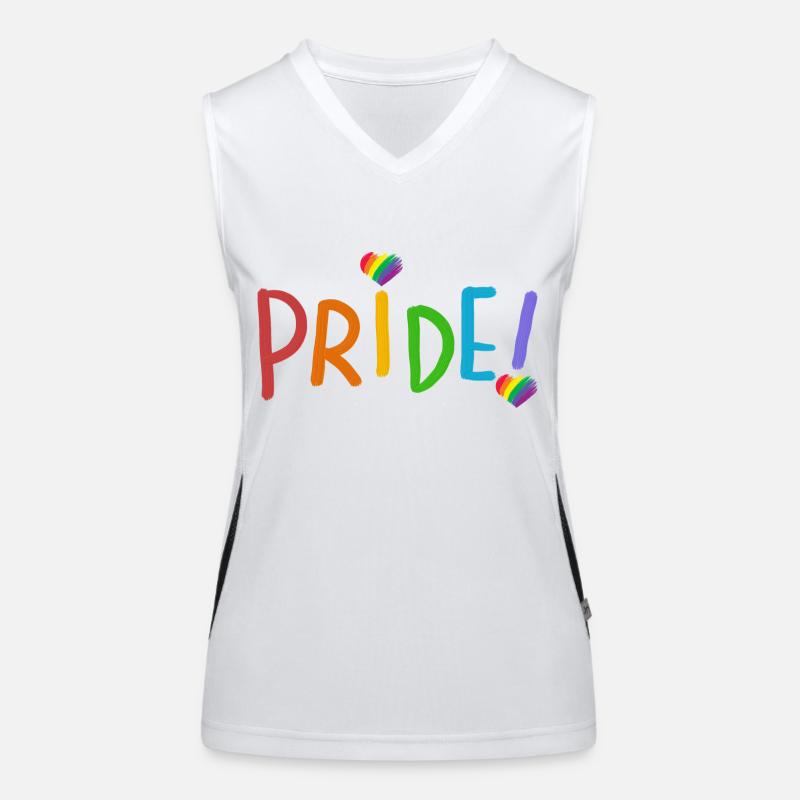 LGBT Pride Women's Functional Contrast Tank Top