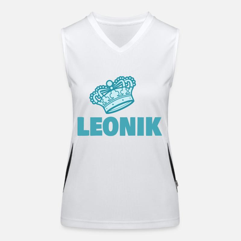 Leonik comme prénom Débardeur respirant contrasté Femme