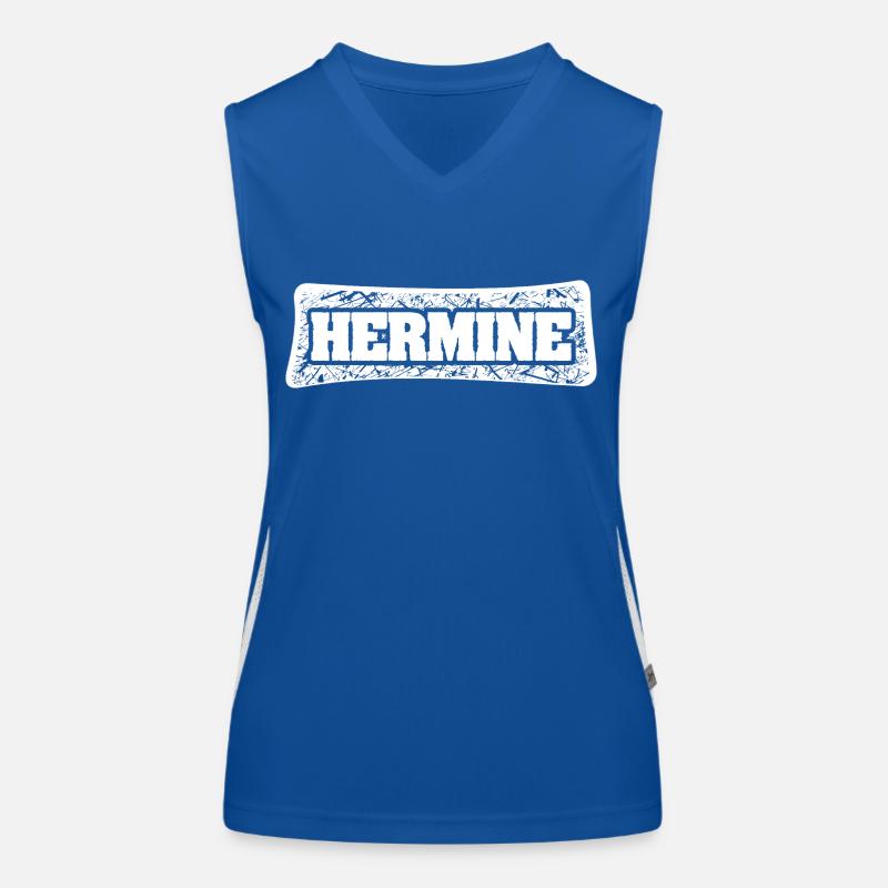 First name Hermine Women's Functional Contrast Tank Top