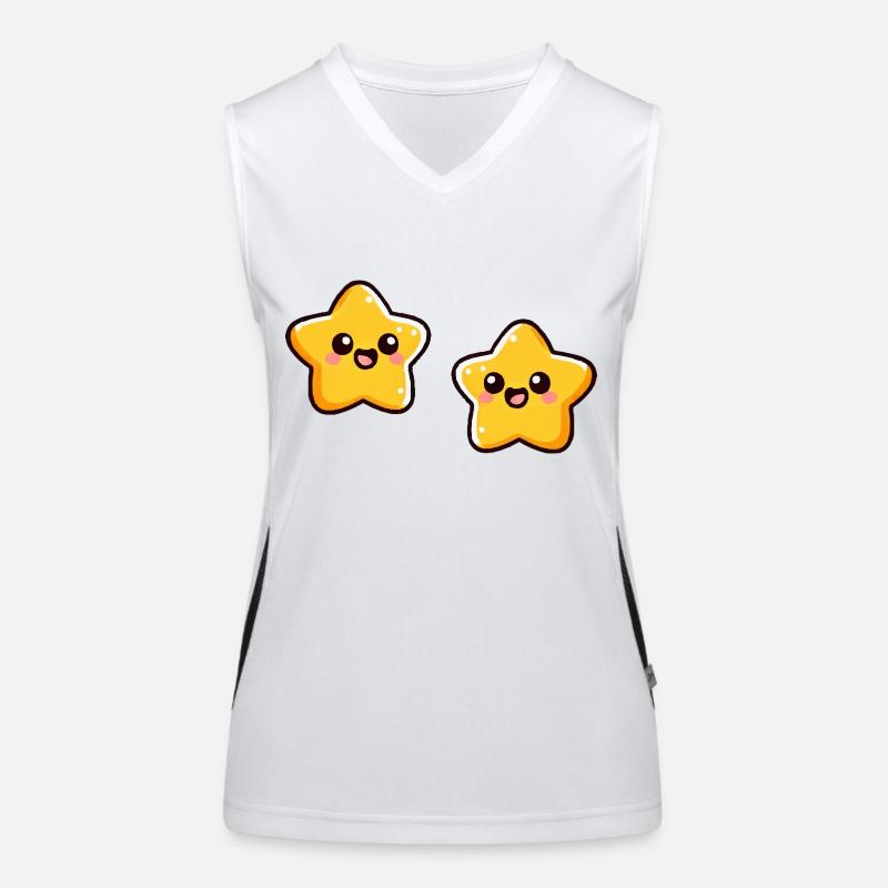 stern comic 2 Funktionelles Kontrast-Tank Top für Frauen