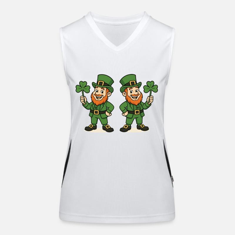 Lutin Shamrock 2 Débardeur respirant contrasté Femme