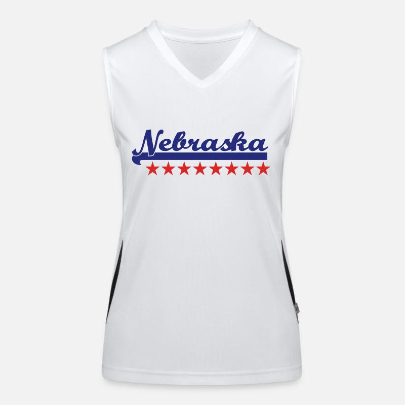 nebraska Funktionelles Kontrast-Tank Top für Frauen