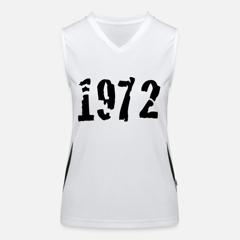 1972 Funktionelles Kontrast-Tank Top für Frauen