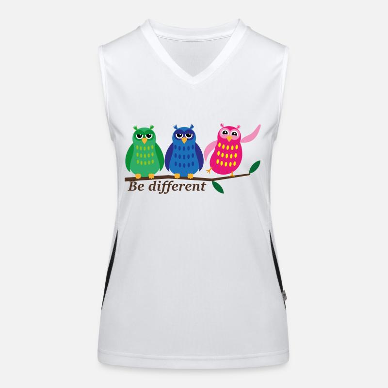 Be different Funktionelles Kontrast-Tank Top für Frauen