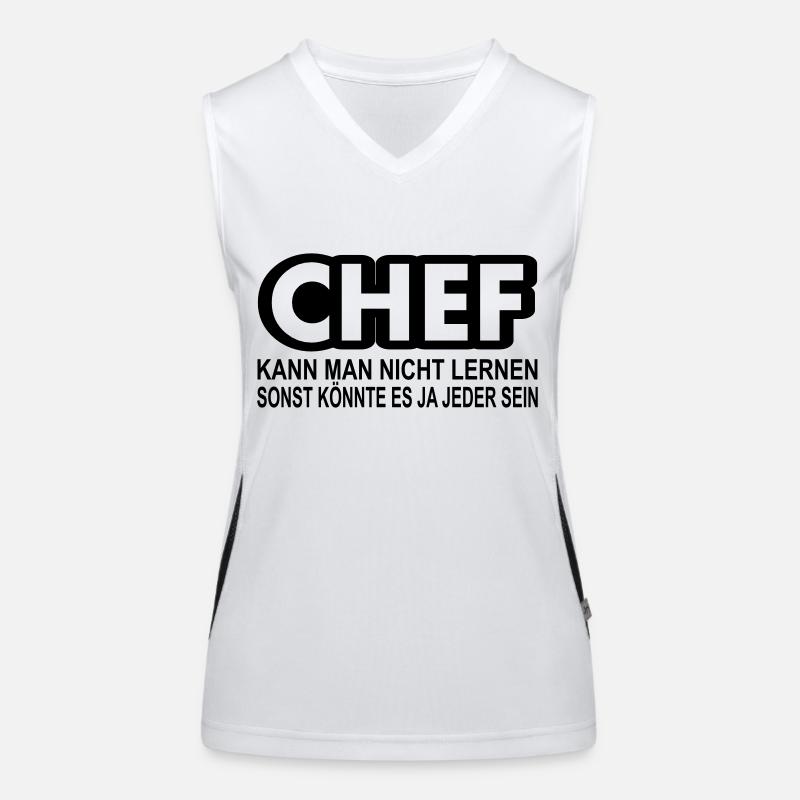 chef Funktionelles Kontrast-Tank Top für Frauen