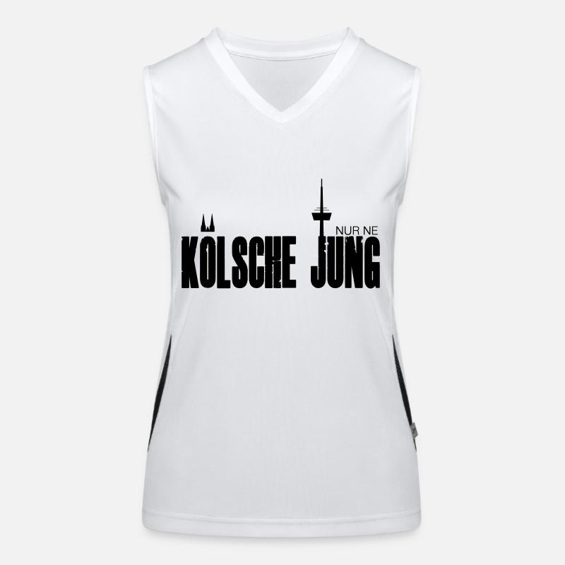 Kölsche Jung Funktionelles Kontrast-Tank Top für Frauen