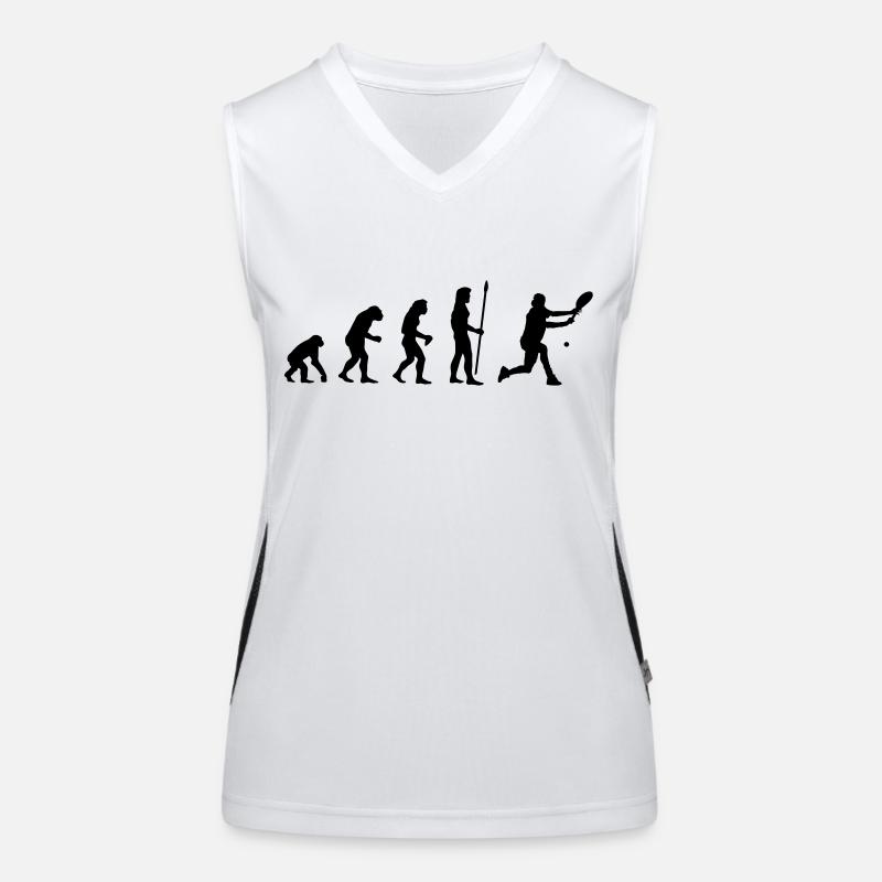 evolution_tennis1 Women's Functional Contrast Tank Top