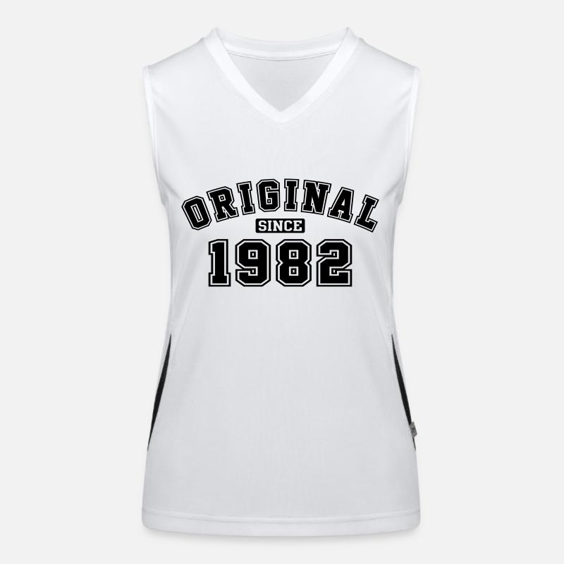 Original Since 1982 College Style Débardeur respirant contrasté Femme
