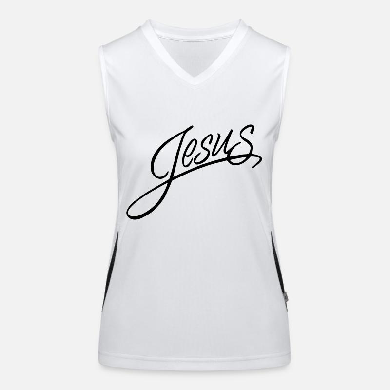 Jesus Women's Functional Contrast Tank Top