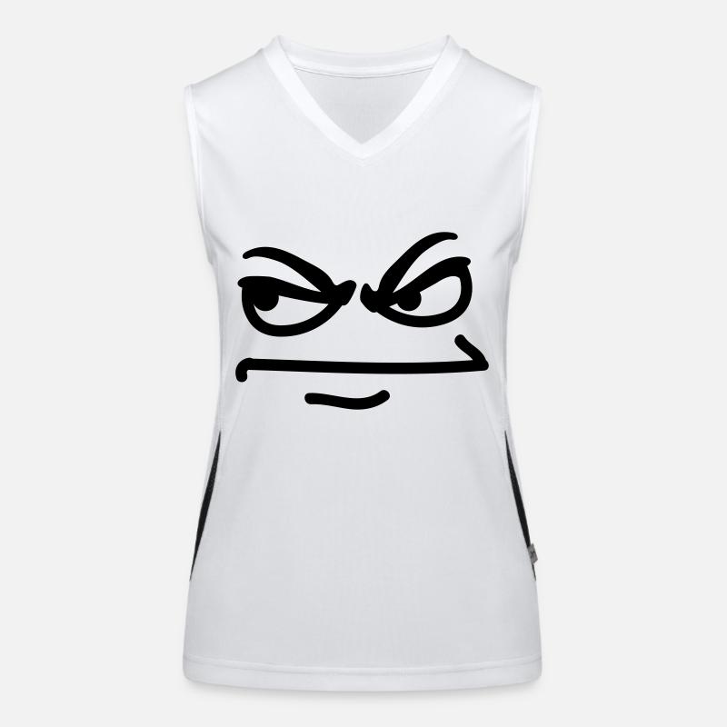 angry_face Débardeur respirant contrasté Femme