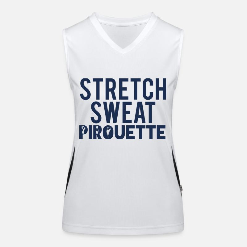 Ballet Gift Stretch - Sweat - Pirouette Women's Functional Contrast Tank Top