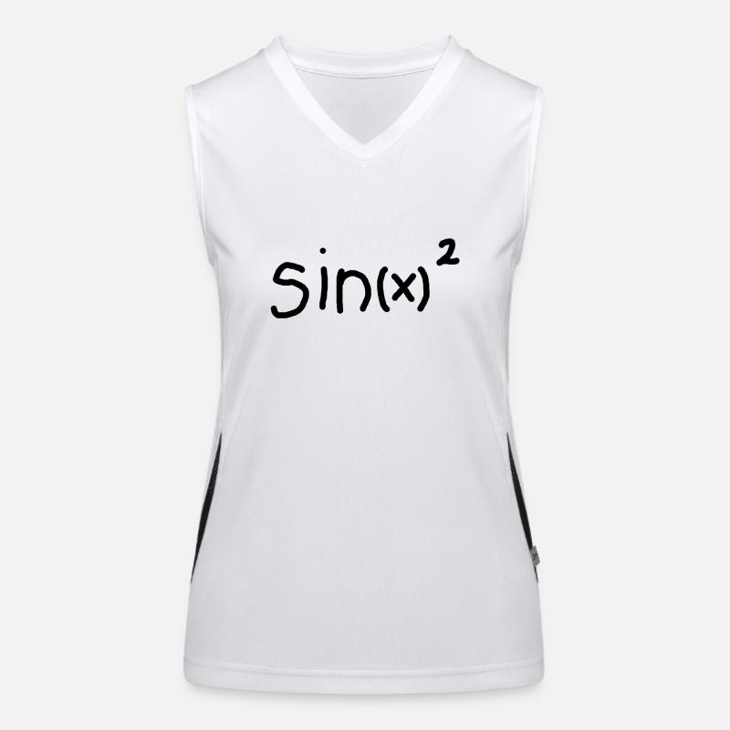 sin (x) 2 + cos (x) 2 = 1 sin Women's Functional Contrast Tank Top