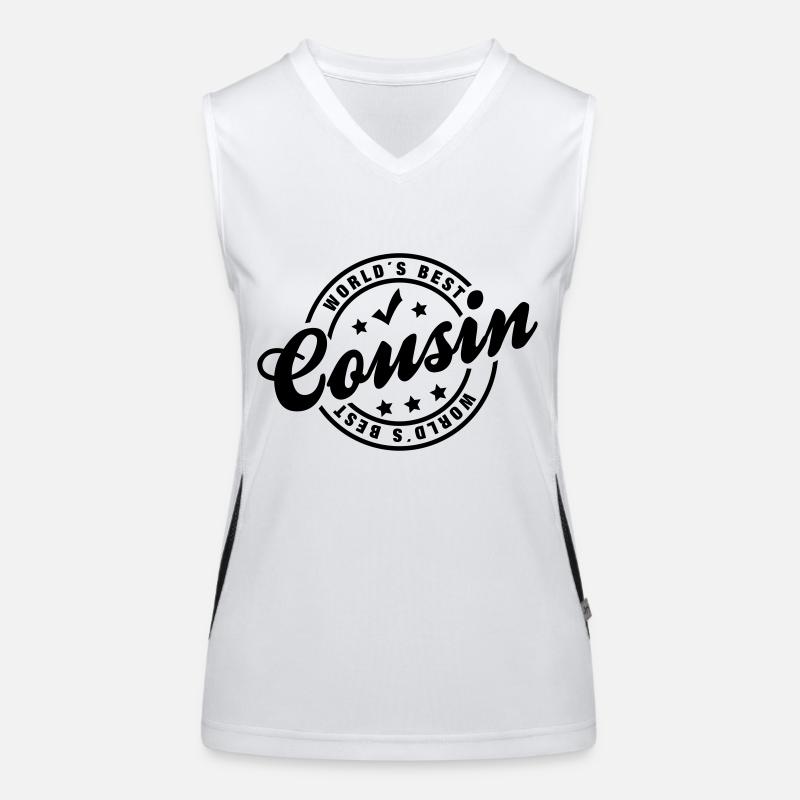 worlds_best_cousin_1 Women's Functional Contrast Tank Top