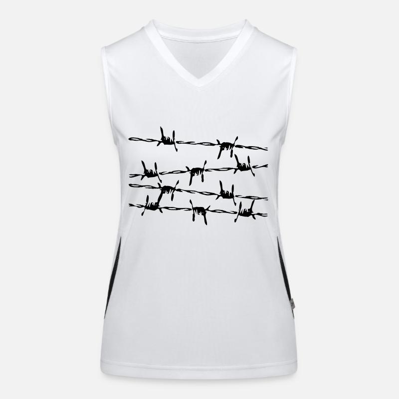 Stacheldraht Reihe Funktionelles Kontrast-Tank Top für Frauen