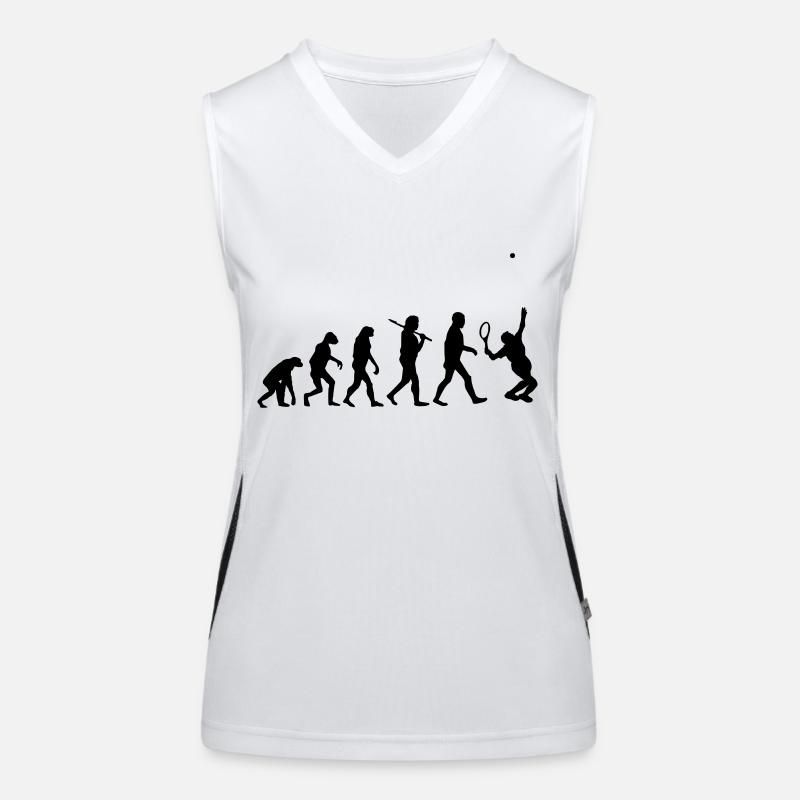 evolution Tennis Funktionelles Kontrast-Tank Top für Frauen