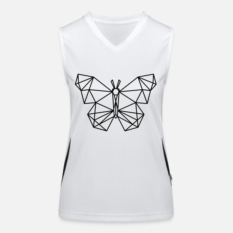 papillon Débardeur respirant contrasté Femme