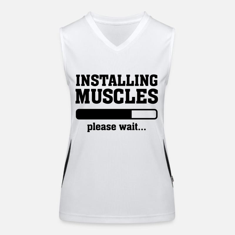 Installing Muscles Funktionelles Kontrast-Tank Top für Frauen
