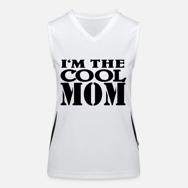 I'm the cool Mom Women's Functional Contrast Tank Top